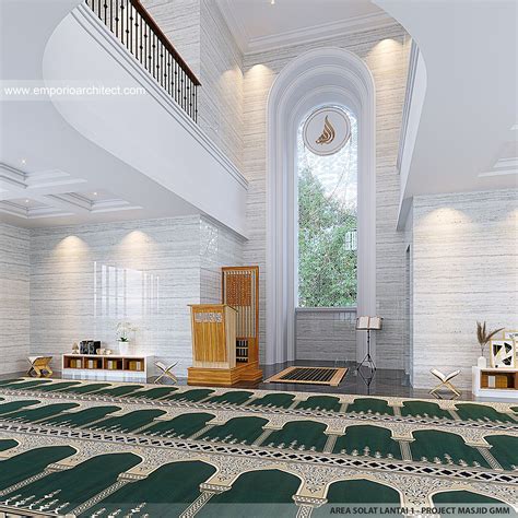 Desain Area Sholat Lantai Masjid Grand Marina Ii Style Klasik