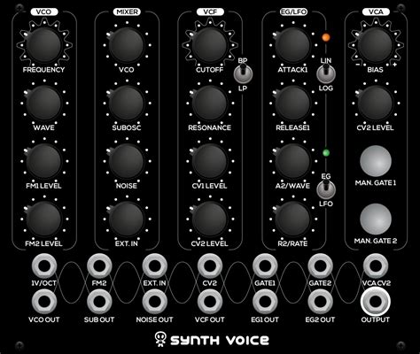 Erica Synths Synth Voice - Eurorack Module on ModularGrid