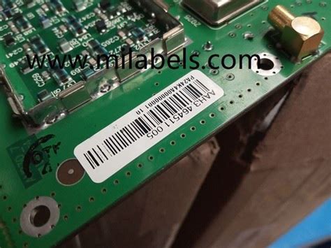 China Customized Kapton Polyimide Pcb Barcode Labels X Mm