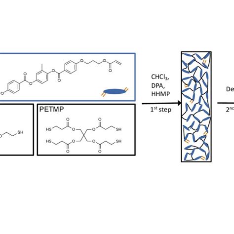 Fig S1 Schematic Of Lce Chemistry And Two Step Synthesis Download