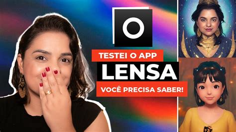 Testei o LENSA Aplicativo cria AVATARES REALÍSTICOS usando