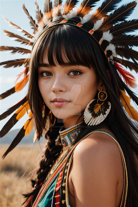 Native American Girl 17 By God Of Pestilence On Deviantart