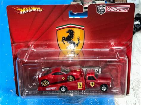 HOT WHEELS TEAM Transport Ferrari Edition Ferrari Italie Rampe R R EUR