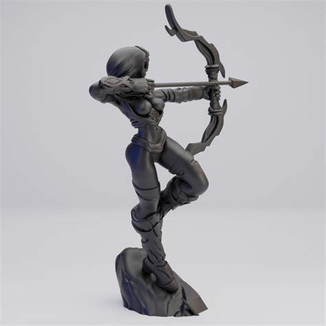 Hot Goblin 不死の光守護者 ヌードC ミニチュア ホットゴブリン エルフ 弓