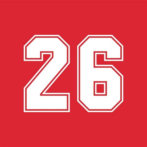 Premium Vector | Basketball and baseball sport numbers 26