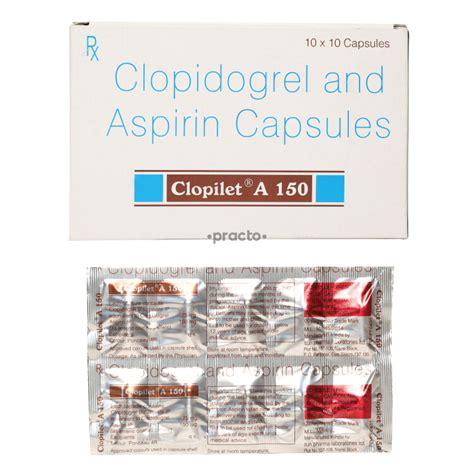 Clopilet A 150 Capsule Uses Dosage Side Effects Price Composition