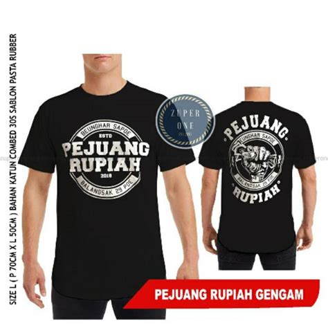 Jual Kaos Pejuang Rupiah Shopee Indonesia