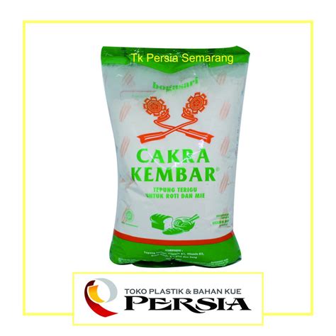 Jual Tepung Terigu Protein Tinggi Cakra Kembar Bogasari Kemasan 1 Kg