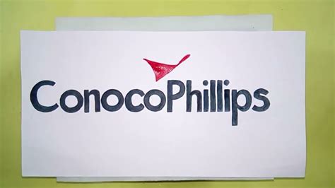 How to draw the Conocophillips logo - YouTube