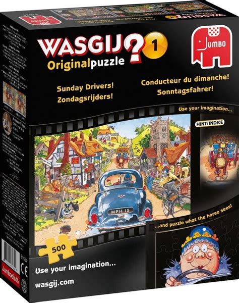 Wasgij Original 1 Zondagsrijders Puzzel 500 Stukjes