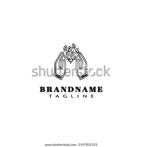 Healing Hand Logo Cartoon Icon Design Stock Vector (Royalty Free ...