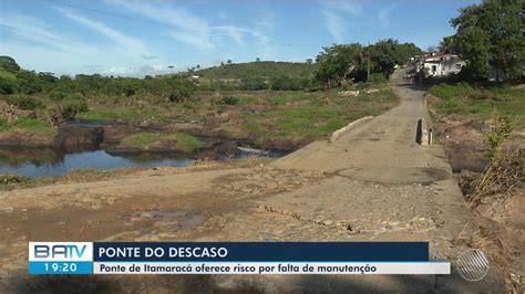 Em mau estado de conservação ponte que liga bairros de Itabuna