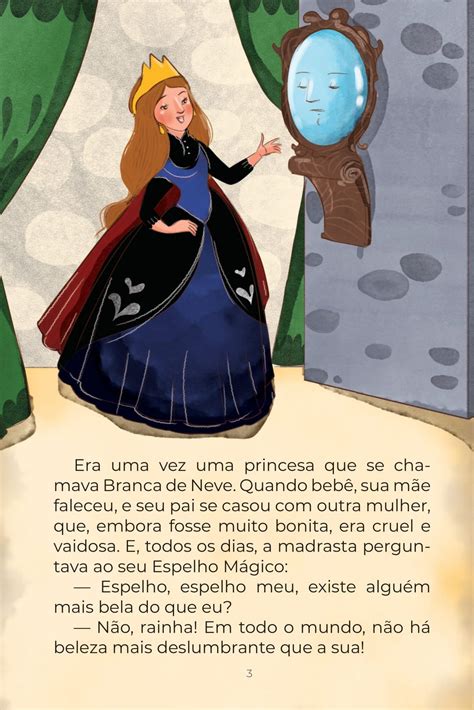 História Branca de Neve Conta Pra Mim para Imprimir Grátis