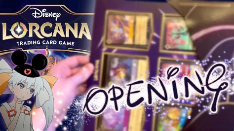 Disney S Lorcana Tcg Collector Set Opening Youtube