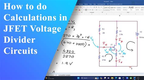 JFET Voltage Divider Bias Explained Easy Calculation Techniques YouTube