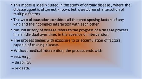 Web Of Causation Of Disease Ppt