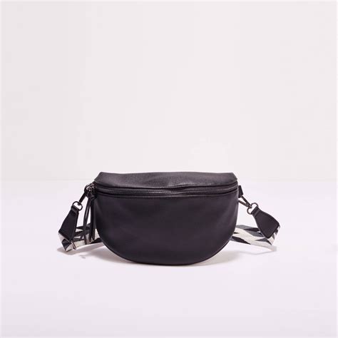 Sac Banane En Bandouli Re Noir Femme Vibs