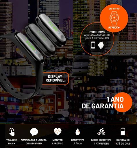 Rel Gio Smart Band Toquio Android Ios Atrio Es