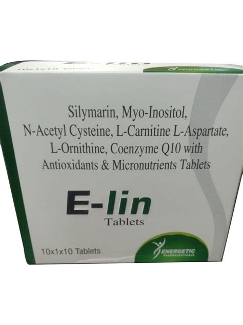 Silymarin Myo Inositol N Acetyl L Cysteine L Coenzyme Q Antioxidant