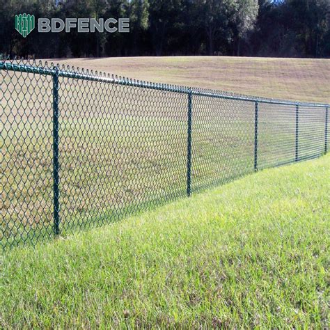 Galvanized Wire Mesh Fencing Steel Cyclone Panel Iron Chain Link Fence