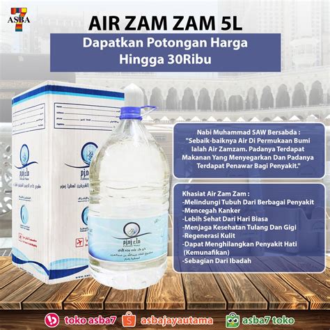 Air Zam Zam 5 Liter Asba Jaya Berkah