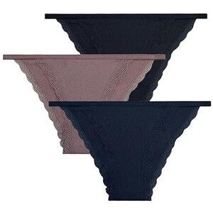 LLaviD Intimo Donna Pezzi Donne Mutandine Biancheria Intima In Cotone In Bikini Solido Bikini