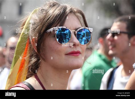 Rome Italy 10th June 2017 People Celebrate Gay Pride In Rome Italy Gari Wyn Williams Alamy