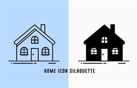 House Icon Outline Vector Silhouette Graphic by Gfx_Expert_Team ...