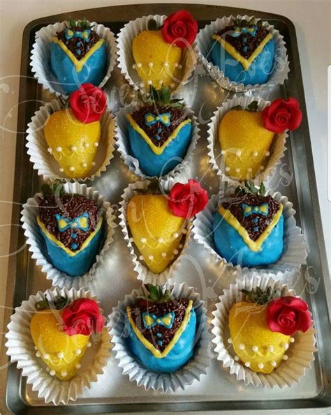 Beauty And The Beast Inspired Chocolate Strawberries Made By Seveneve