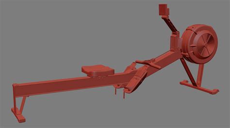 Indoor Rower Concept Model D D Model Ds C D Fbx Ma Max