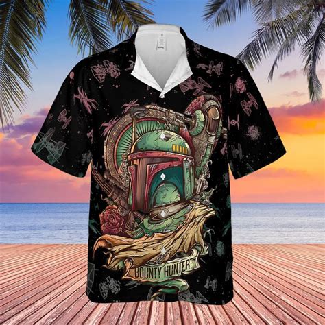 Star Wars Boba Fett And Baby Yoda Fighting Hawaiian Shirt Copy