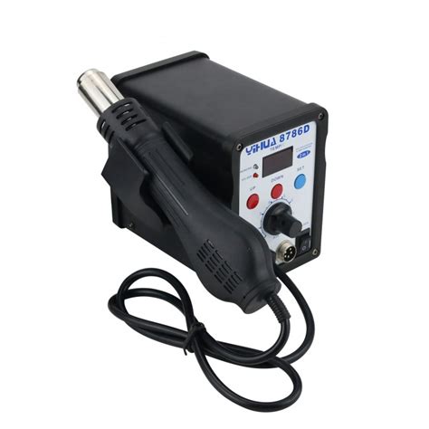 YIHUA 8786D 2 In 1 Hot Air Gun Desoldering Station Anti Static Rework Station With Digital