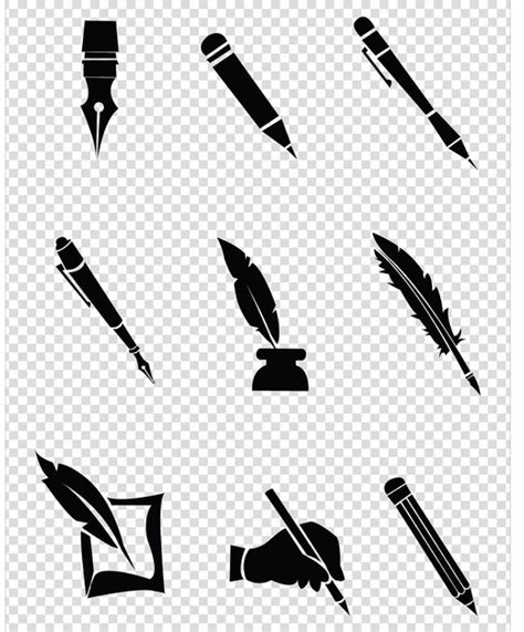 Premium Vector Set Of Stationery And Painting Vector Icons Pencil