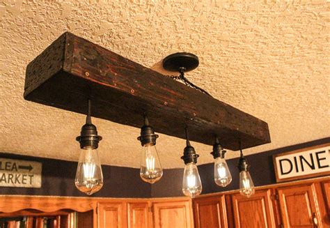 Rustic Farmhouse Lighting Fixture | Etsy