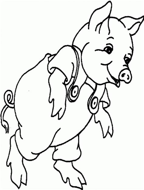 Free Printable Pig Coloring Pages For Kids