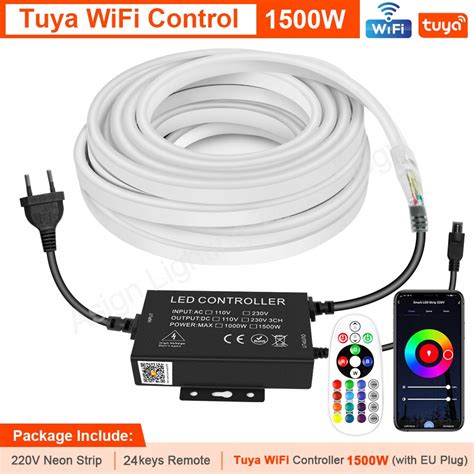 Tuya Wifi Rgb Led Neon Strip Smd V Smart Za K Allegro