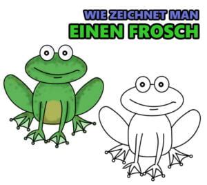 Frosch Malen Schritt F R Schritt Einfache Anleitung Zeichnen Ideen