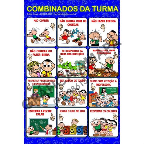 Combinados Atividades Sobre Regras De Convivência - Blog Educao E Transformao Cartaz Com Combinados Da Turma Regras