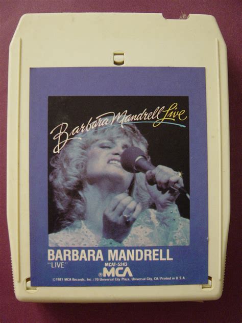 Barbara Mandrell Live 1981 8 Track Cartridge Discogs