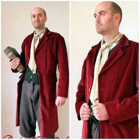 Bilbo Baggins Corduroy Frock Coat The Hobbit Costume Replica Frock