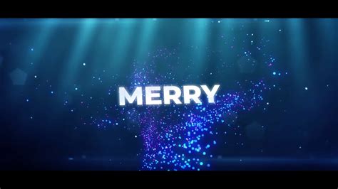 Merry Christmas Happy New Year Intro DaVinci DaVinci Resolve Template