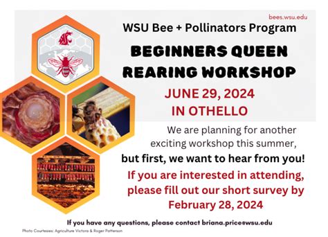 Queen Rearing Workshop Olympia Beekeepers Association