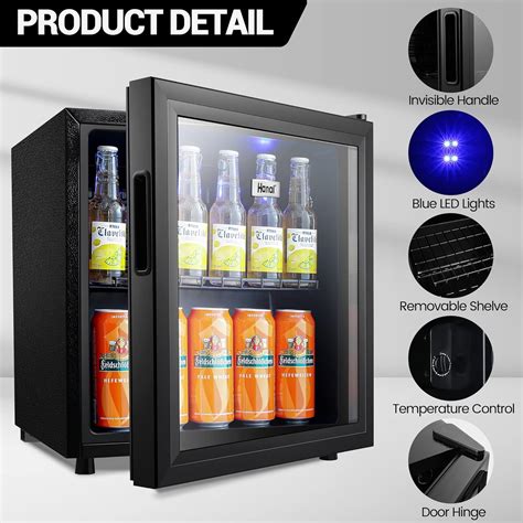 Refrigerador de bebidas para 62 latas mini refrigerador pequeño para