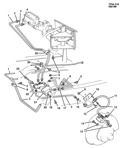 P Van Brake Hoses Pipes Front Chevrolet Epc Online Nemiga