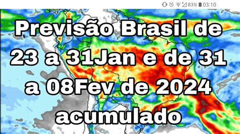 Previs O Do Tempo No Brasil De A Jan E De A Fev De