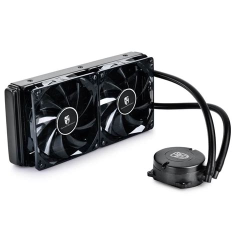 Deepcool Gamer Storm Maelstrom 240T AIO Liquid CPU Cooler - Blue - DP ...