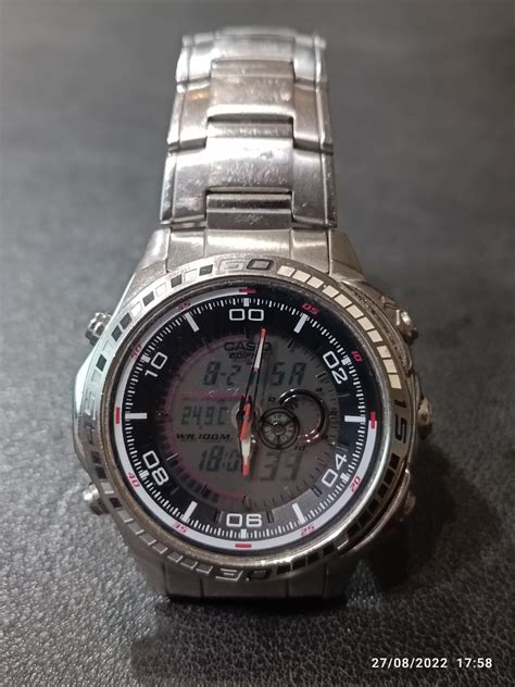 Casio Edifice EFA-121 (Rare), Men's Fashion, Watches & Accessories ...