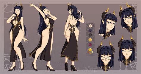 Jeustène Le Claire character sheet Commission by Ethevian Hentai Foundry