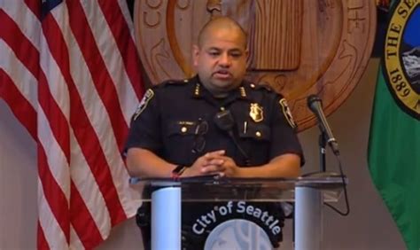 Seattle Police Chief Diaz City Lacks Enough Officers To Maintain Safety