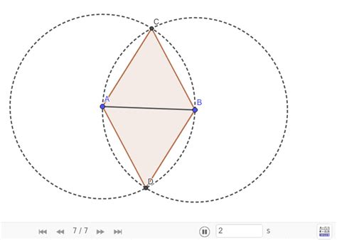 Construye Un Rombo Geogebra